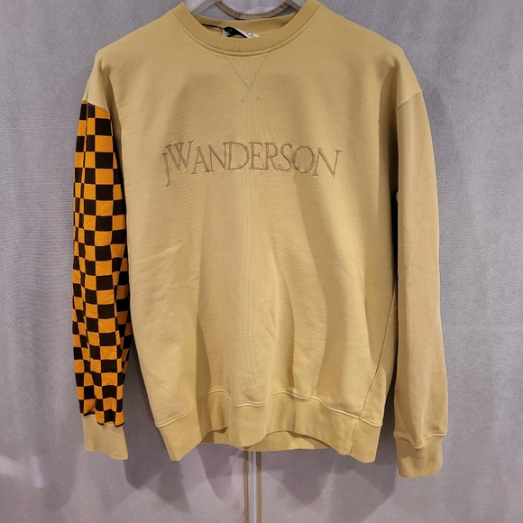 JW ANDERSON Checkered Sleeve Swaetshirt - Picture 3 of 8